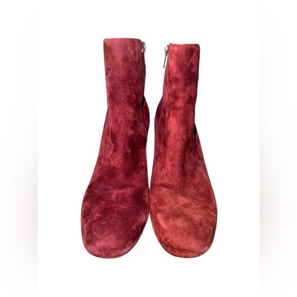 Enzo Angiolini Ginette suede boots Color Maroon Size 8 - Picture 5 of 8